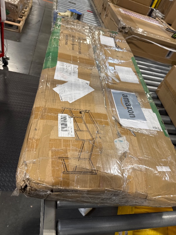 Photo 1 of GreenForest L Shaped Desk with Power Outlets, 62 Inches Reversible Small Corner Computer Desk with Monitor Stand, Home Office Gaming Desk with Headphone Hook, Cup Holder, Black