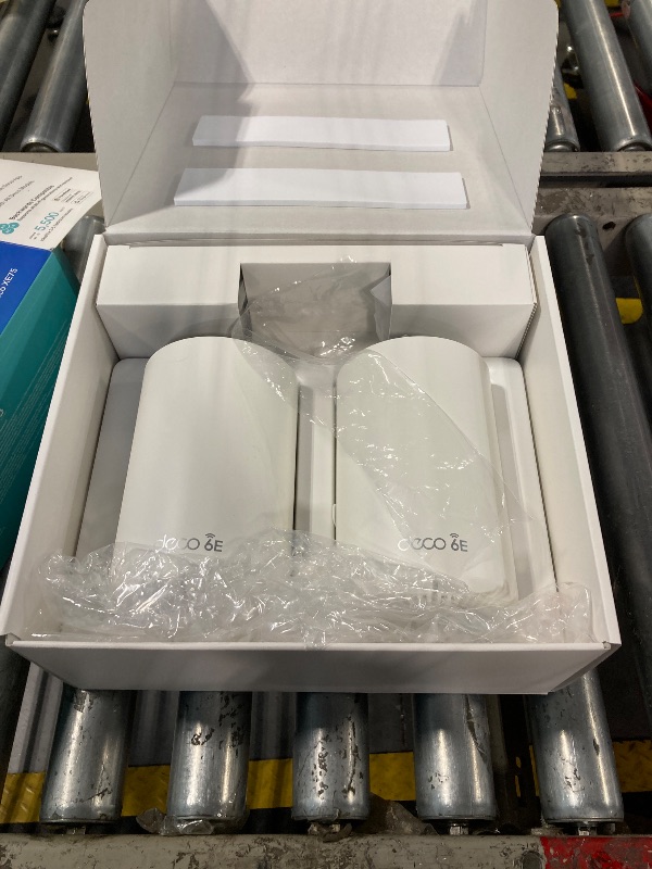 Photo 2 of TP-Link Deco AXE5400 Tri-Band WiFi 6E Mesh System(Deco XE75) - Covers up to 5500 Sq.Ft, Replaces WiFi Router and Extender, AI-Driven Mesh, New 6GHz Band, 2-Pack