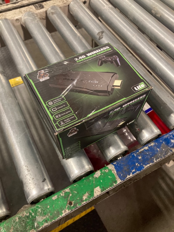 Photo 1 of Wireless Retro Game Console Stick, Retro Game Stick 4K HDMI Output, Plug Play TV Video Gaming Stick with 20000+ Games Built-in, 2 2.4G Wireless Controllers, Gifts for Christmas