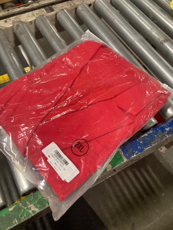 Photo 1 of LookbookStore Plus Size Blazer Red Jacket Women Lightweight Blazer for Women Trendy Clothes for Women True Red Size XX-Large Size 20 Size 22