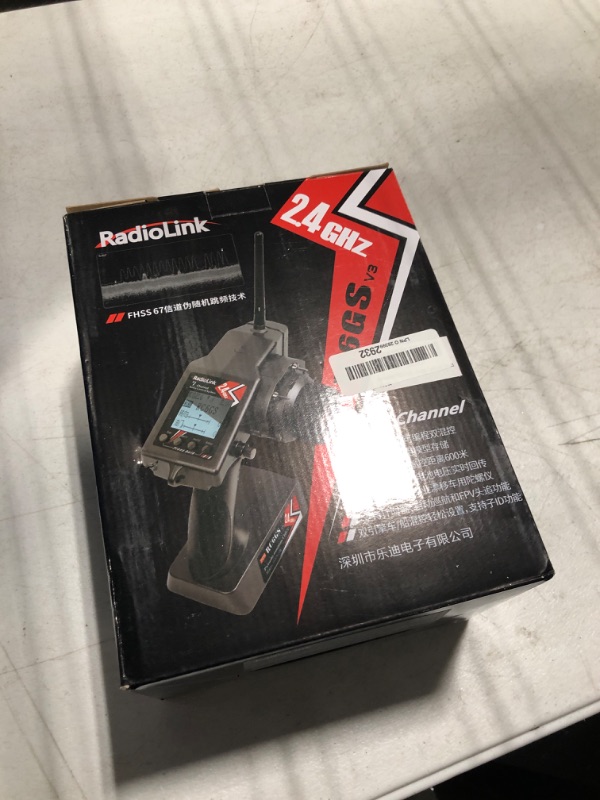 Photo 1 of Radiolink RC6GS V3 7 Channels RC Transmitter and Waterproof Gyro Receiver R7FG, 30 Models Storage 2.4Ghz Voltage Telemetry Surface Remote Radio Controller for RC Crawler, Drifting, Car and Boat