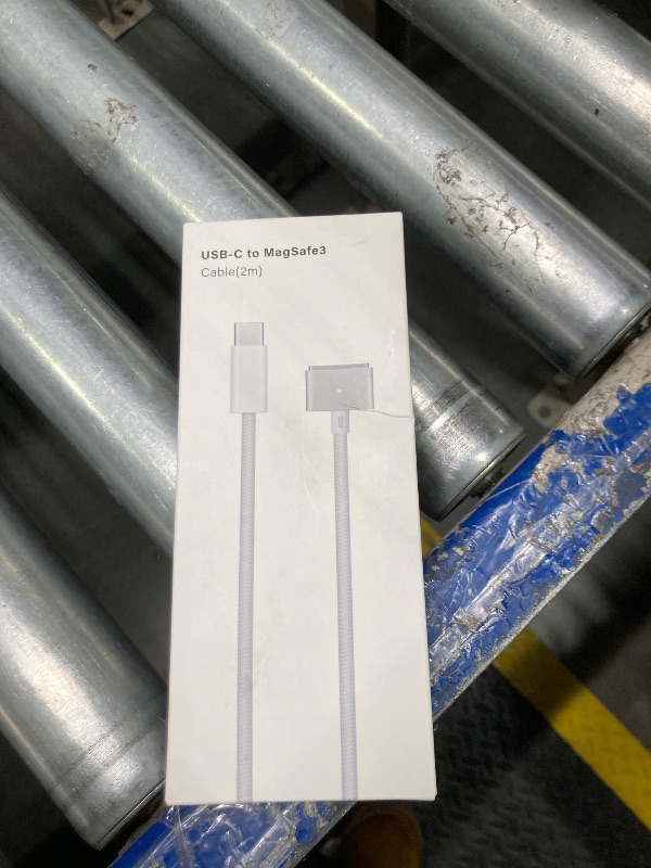 Photo 2 of 140W USB-C to Magnetic 3 Cable, Compatible with MacBook Pro 2021 M1 Pro & Max Chip 14" 16", MacBook Air 2022 2023 M2, MacBook Pro 2023 M2 Pro & Max Chip 14" 16", Safe 3 Cable for MacBook - 6.6ft