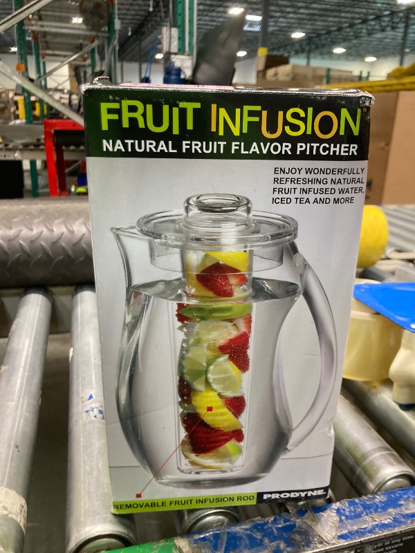 Photo 2 of Acrylic Prodyne Fruit Infusion Flavor Pitcher, Clear, 93 oz.