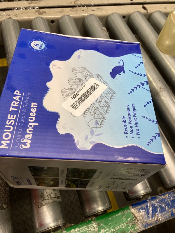 Photo 1 of 6 Pack Live Mouse Traps No Kill, Humane Mouse Traps Indoor for Home, Reusable Mice Trap Catcher for House & Outdoors