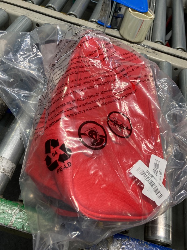Photo 1 of Bevegekos Carrying Storage Travel Bag for Toniebox/Storypods Accessories, for Tonie Figures, Charging Station & Headphone, Case Only (Large, Red)
