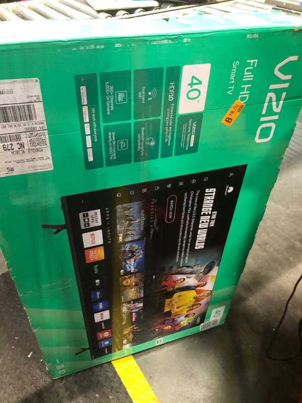 Photo 3 of ****USED*****VIZIO 40-inch Full HD 1080p Smart TV with DTS Virtual: X, Alexa Compatibility, Google Cast Built-in, Bluetooth Headphone Capable, (VFD40M-08 New)