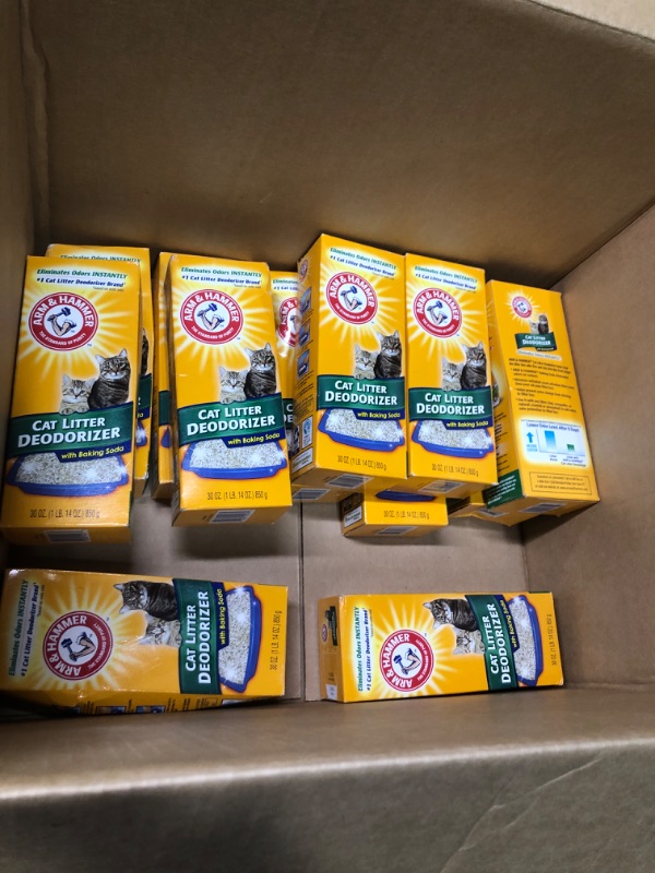 Photo 2 of ***12 PACK****Arm & Hammer Cat Litter Deodorizer with Baking Soda - 30 oz box