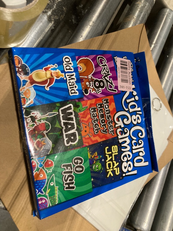 Photo 1 of Regal Games Card Games for Kids - Go Fish, Crazy 8's, Old Maid, Slap Jack, Garbage Monster, War - Simple & Fun Classic Family Table Games - Games May Vary (6 Set)