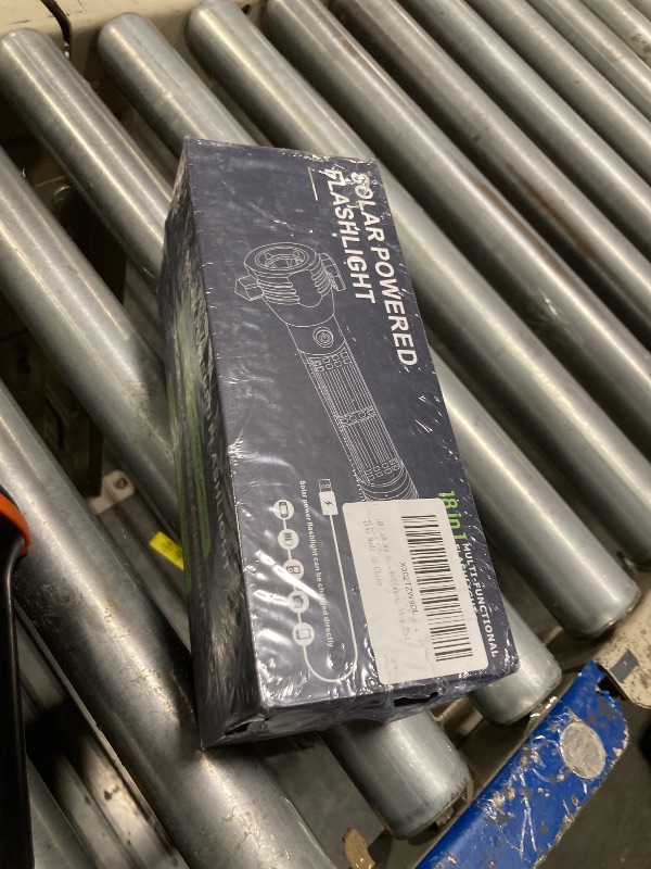 Photo 1 of Otdair Solar/Rechargeable LED Flashlight, Multi Function Ultra Bright Flashlight, Emergency Strobe Light, USB-C Rechargeable, 5 Modes for Outdoor, Camping, Hiking, 2Pack