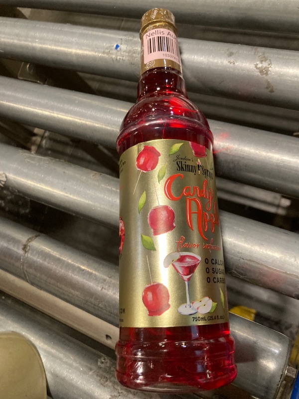 Photo 1 of ***USED***UNOPENED***Jordan's Skinny Mixes Sugar Free Candy Apple Syrup - 0 Calories 0 Sugar 0 Carbs - Gluten Free, Keto Friendly, Made in the USA exp 04/06/25