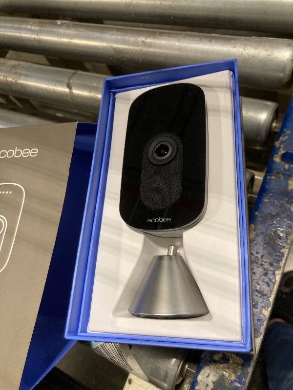 Photo 1 of ecobee SmartCamera – Indoor WiFi Security Camera, Smart Home Security System, 1080p HD 180 Degree FOV, Night Vision, 2-Way Audio, Works with Apple HomeKit, Alexa Built In