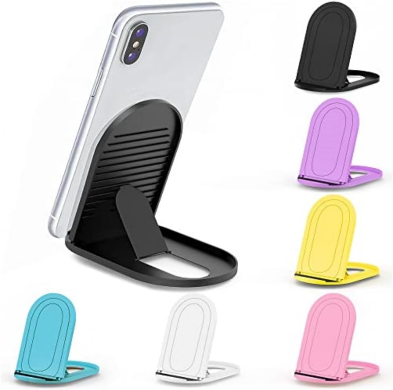 Photo 1 of AYUE Cell Phone Stand.  36 Pieces Foldable Cell Phone Stand Desktop Phone Holder. Angle-Adjustable Cellphone Stand Desktop Cradle Dock with Anti-Slip Base Foldable Compatible iPhone 12 Pro Max XS XR