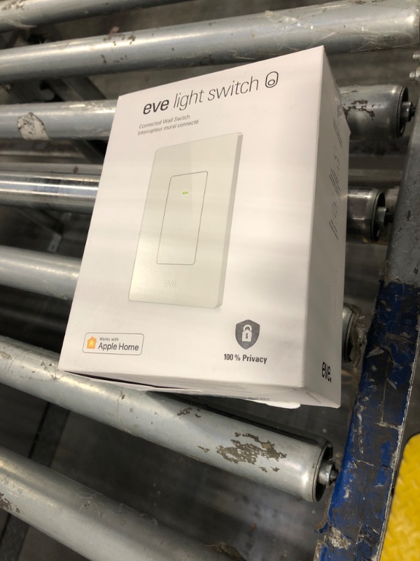 Photo 1 of Eve Light Switch – Connected Wall Switch (Apple HomeKit), Single, Alternating & Cross switches, Compatible with Multi-Location setups, schedules, no Bridge Required, Bluetooth,Thread