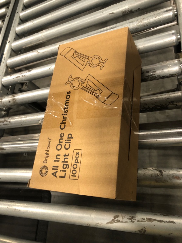 Photo 1 of All In One Christmas Light Clip, Universal Gutter and Shingle Clip for C7, C9 and Mini Lights, 100 Pack