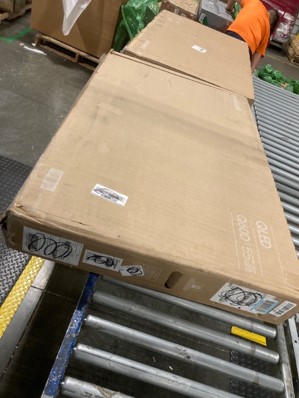 Photo 1 of SAMSUNG 55-Inch Class QLED 4K Q60D Series Quantum HDR Smart TV w/Object Tracking Sound Lite, Motion Xcelerator, Slim Design, Gaming Hub, Alexa Built-in (QN55Q60D, 2024 Model)