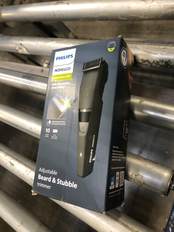 Photo 1 of Philips Norelco Beard Trimmer and Hair Clipper - Cordless Grooming, Rechargeable, Adjustable Length, Beard Trimmer and Hair Clipper - No Blade Oil Needed - BT3230/41