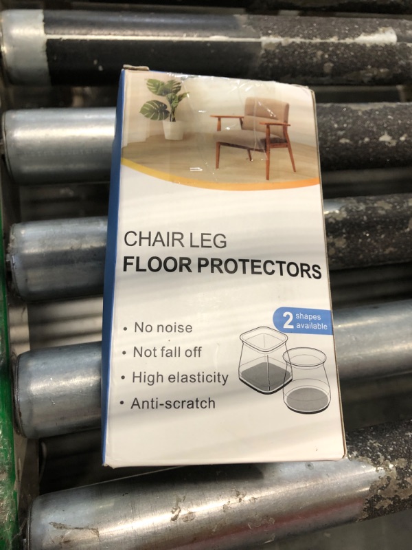 Photo 2 of 32 Pcs Chair Leg Floor Protectors for Hardwood Floors Silicone Covers to Protect Wood Tile Floors Felt Bottom Furniture Leg Caps Non Slip Reduce Noise ((Fit:1.3"-2"))