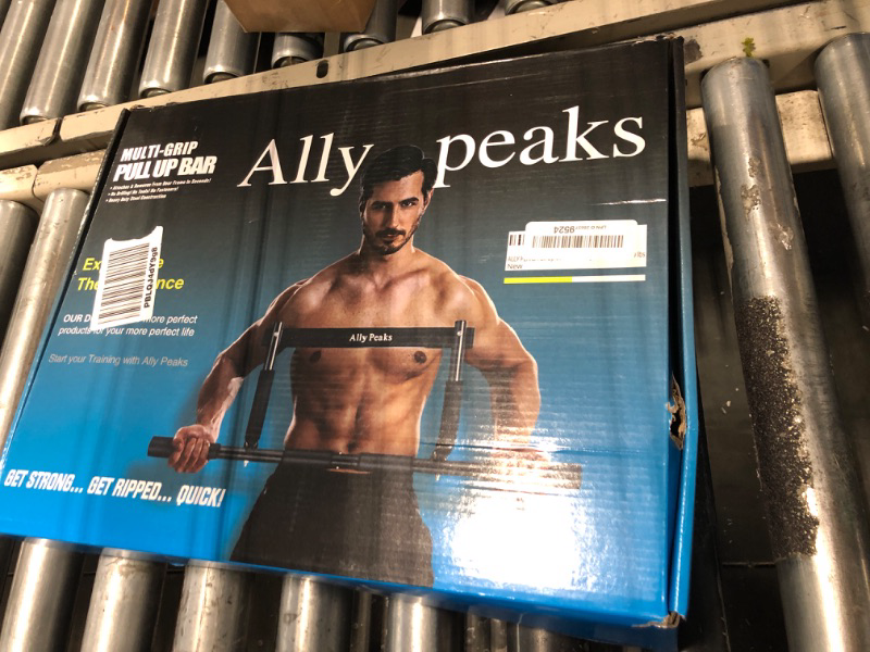 Photo 1 of ALLY PEAKS Pull Up Bar Thickened Steel Pipe Super Heavy Duty Steel Frame Upper Workout Bar| Multi-Grip Strength for Doorway | Indoor Chin-Up Bar Fitness Trainer for Home Gym Max Limit 440 lbs