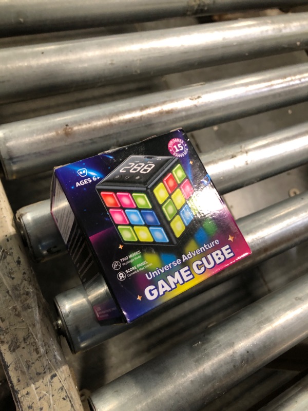 Photo 1 of Xinbeiya Rechargeable Game Handheld Cube, 15 Fun Brain & Memory Game with Score Screen, Cool Toys for Kids, Christmas Birthday Gifts for Boys Girls Aged 6-12+ Years Old, Toy Gift Idea for Kids?Black?