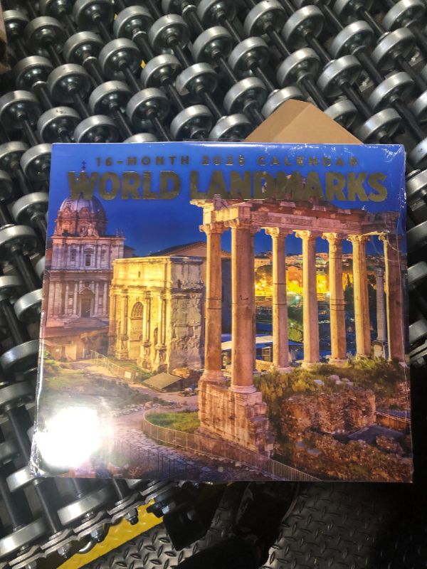 Photo 1 of **TWO PACK** World Landmarks 2025 Full Size Wall Calendar for Planning, Scheduling, and Organizing