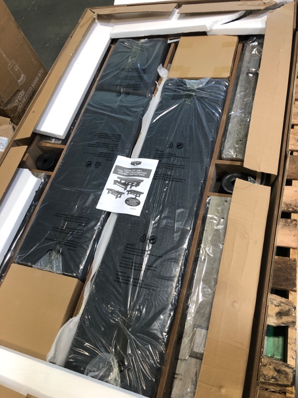 Photo 1 of Logan 7-ft Pool Table Combo Set with Benches