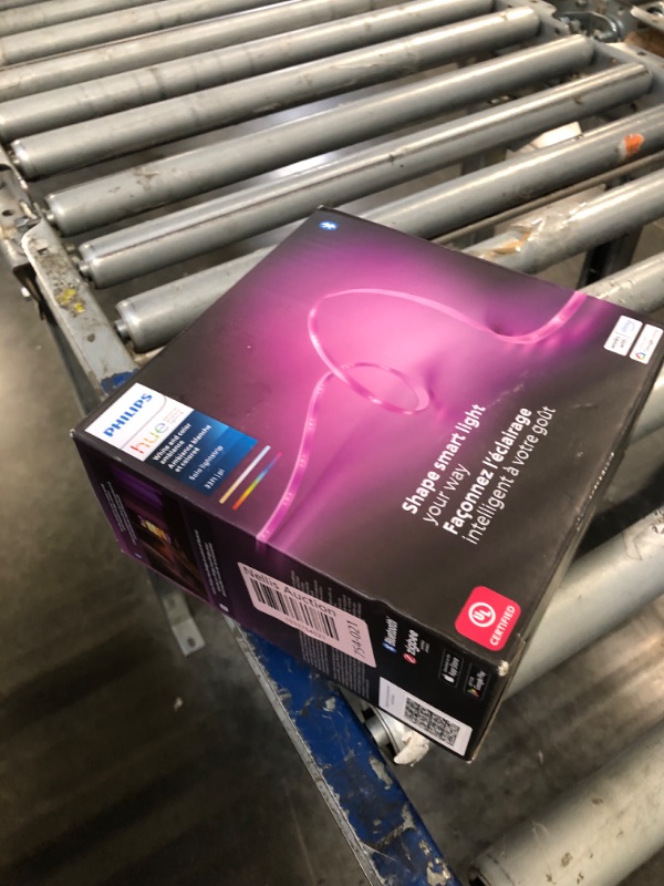 Photo 1 of Philips Hue Indoor 33 Ft Smart LED Solo lightstrip Base Kit - 1 Pack - Control with Hue App - Compatible with Alexa, Google Assistant and Apple HomeKit