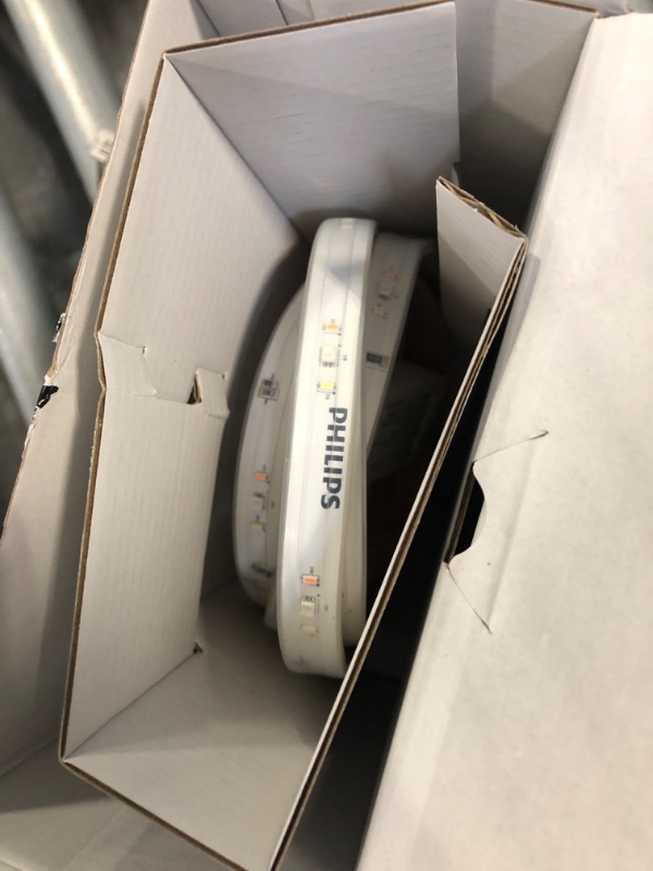 Photo 1 of Philips Hue Indoor 33 Ft Smart LED Solo lightstrip Base Kit - 1 Pack - Control with Hue App - Compatible with Alexa, Google Assistant and Apple HomeKit