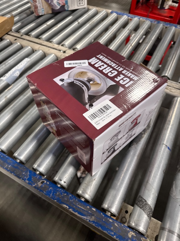 Photo 1 of GLINK Ice Cream Maker Attachment for KitchenAid Stand Mixer, Compatible with Kitchenaid 4.5-5Qt Stand Mixer and 5-6Qt Bowl-Lif, 2-Quart Frozen Yogurt/Ice Cream/Sorbet Gelato Maker