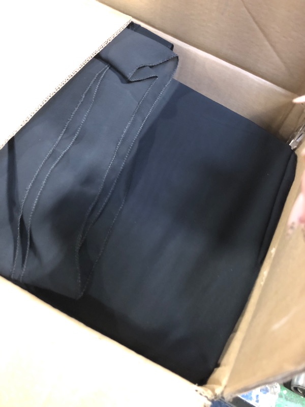 Photo 1 of 6 Panels Black Ceiling Drapes for Wedding Ceiling Drapes 5ftx20ft Wedding Arch Draping Fabric Sheer Curtains Voile Chiffon Drapery Draping Wedding Ceiling Decorations for Party Ceremony Stage Swag