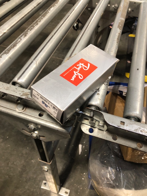 Photo 1 of Ray-Ban RB4165 Justin Rectangular Sunglasses, Rubber Black/Polarized Dark Blue, 55 mm + 0