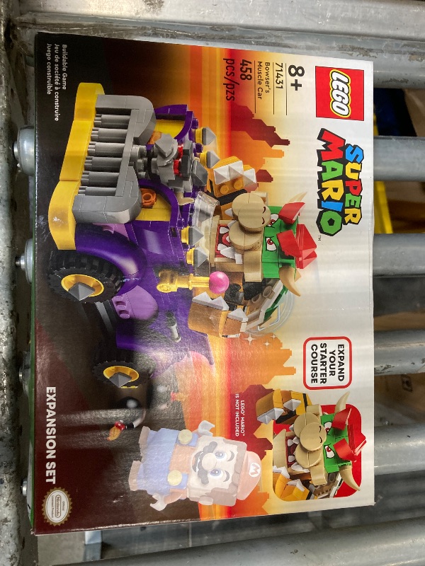 Photo 1 of LEGO Super Mario Bowser’s Muscle Car Expansion Set, Collectible Bowser Toy for Kids, Gift for Boys, Girls and Gamers Ages 8 and Up, 71431