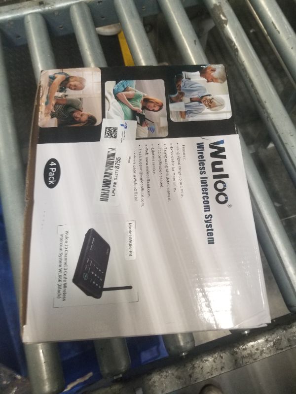 Photo 1 of Wireless Intercom System for Home 5280 Feet Range 10 Channel 3 Code, Intercoms Wireless for Home House Business Office, Home Communication System, Room to Room Intercom Wuloo WL666?4 Units Set Black