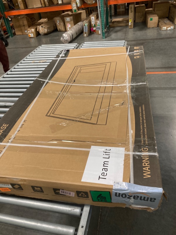 Photo 1 of Fineyou Shower Base, Single Threshold Shower Pan?Non-Slip Shower Pan 60"x 30"White SMC Shower Tray for Bathroom Assembly/Right Drain