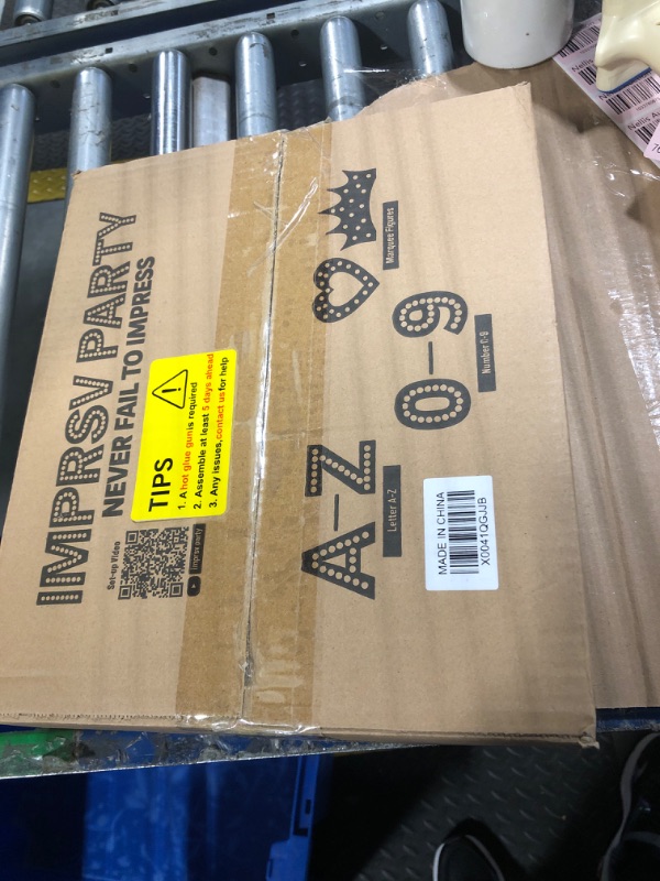 Photo 1 of imprsv Marquee Light Up Letters, 3FT Marquee Letters for Birthday Baby Shower Wedding Decorations Light Up Letters for Engagement Party Decor, Large Marquee Letters for Party Decorations, Letter M