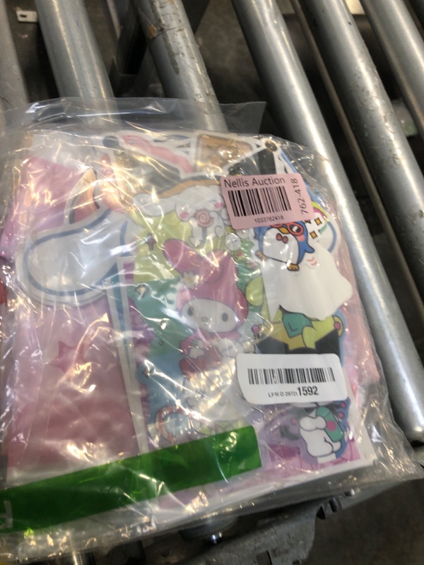 Photo 1 of Kawaii Party Decorations Include HAPPY BIRTHDAY Banners, Hang Swirls, Backdrop, Tablecloth, Cake Decorations, Balloons, Kawaii Party Favors, Kawaii Party Supplies