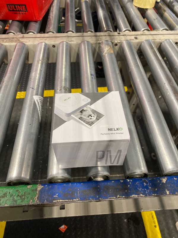 Photo 1 of Nelko Sticker Printer, PM230 Print Pod Mini Printer Bluetooth Portabel Sticker Maker with 3 Rolls Paper, Print Pods Mini Printer with Multiple Templates for Phone & Tablet, White