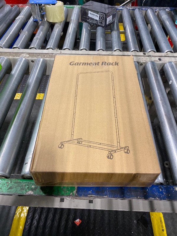 Photo 1 of Sakugi Clothes Rack - Clothing Rack with Wheels, Multi-Functional Clothing Racks for Hanging Clothes and Shoes, Large Capacity Garment Rack for Bedroom, Living Room and Office, Black, Medium