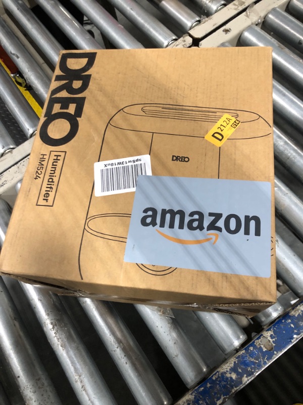 Photo 1 of Dreo Humidifiers for Bedroom, 6L Top Fill Quiet Supersized Cool Mist Humidifier for Large Room, 60 Hour Runtime, Ultrasonic Humidifiers for Home, Baby, Plant, Indoor, Night Light, Black