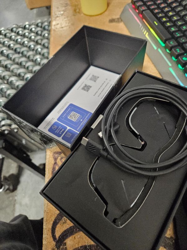 Photo 1 of RayNeo Air 2 AR Glasses - Smart Glasses with 201" Micro OLED, Ultra-fast 120Hz, 600nits Brightness, 1080P XR Glasses, Compatible with iPhone 15 Android/iOS/Consoles/PC/Steam Deck/ROG/Mac