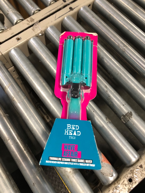 Photo 1 of Bed Head Wave Affair Jumbo 3 Barrel Hair Waver | Quick Styling, Serious Hold, & Less Heat Damage | Heat Protectant Glove Included for Easy, Custom Styling