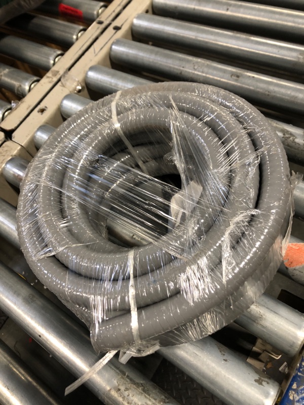 Photo 2 of 3/4 Inch 25 Foot Electrical Conduit Kit,Flexible Non Metallic Liquid Tight Electrical Conduit,Waterproof Electrical Conduit with 5 Straight and 3 Angle Fittings