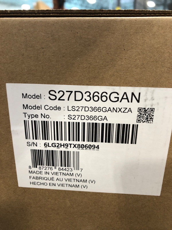 Photo 1 of SAMSUNG 27" Essential S3 (S36GD) Series FHD 1800R Curved Computer Monitor, 100Hz, Game Mode, Advanced Eye Comfort, HDMI and D-sub Ports, LS27D366GANXZA, 2024