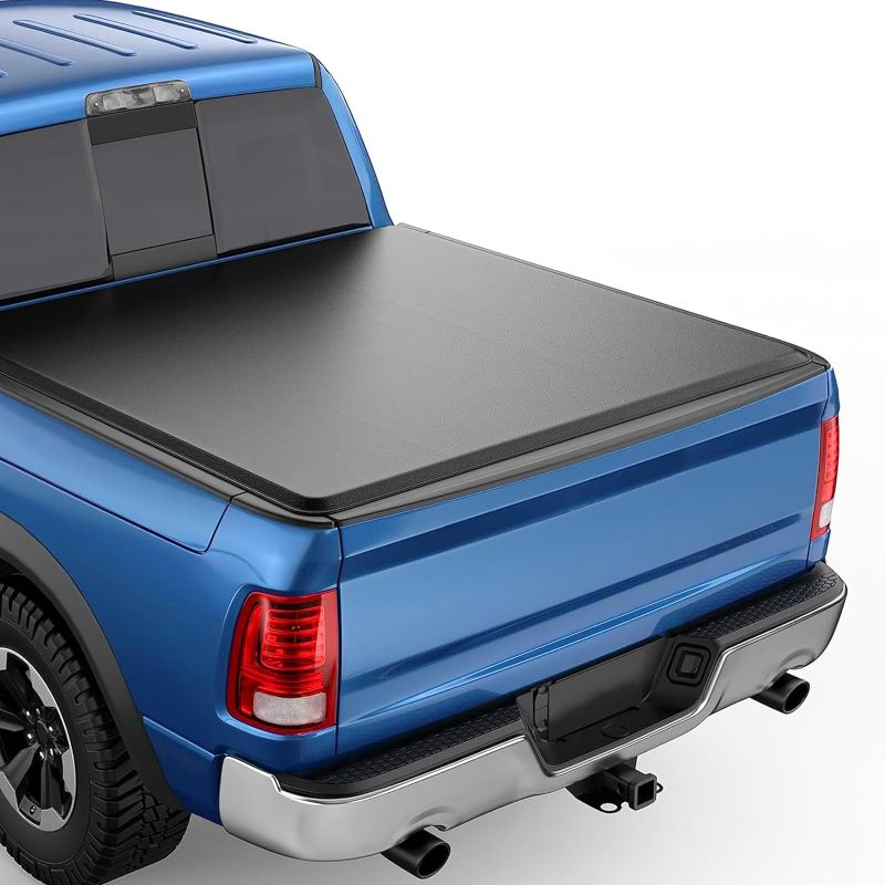 Photo 1 of 6.5FT Soft Roll Up Pickup Truck Bed Tonneau Cover for Ford F-150 Fleetside 6.5 FT (79") Bed 2015-2024