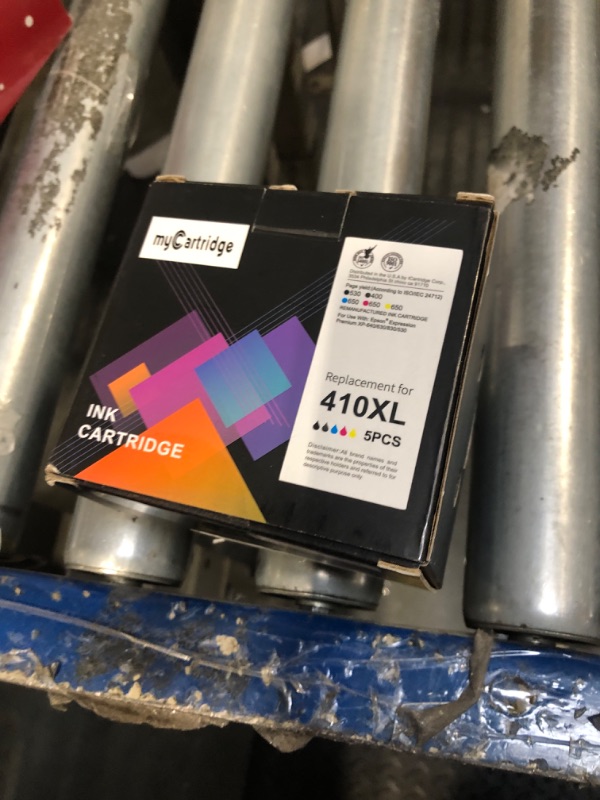 Photo 1 of myCartridge Remanufactured Ink Cartridge Replacement for Epson 410XL 410 XL T410XL for Epson Expression XP-7100 XP-640 XP-830 XP-630 XP-635 XP-530 Printer (Black, PBK, Cyan, Magenta, Yellow) 5 Pack