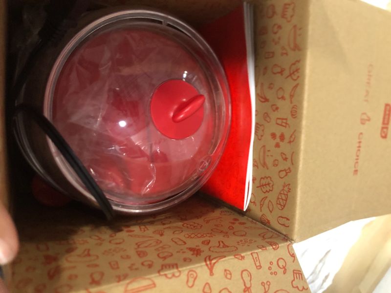 Photo 1 of DASH Deluxe Rapid Egg Cooker for Hard Boiled, Poached, Scrambled Eggs, Omelets, Steamed Vegetables, Dumplings & More, 12 capacity, with Auto Shut Off Feature - Red