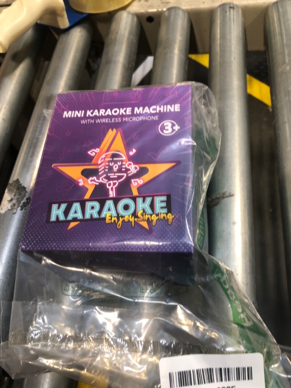 Photo 2 of ***USED***YLL Mini Karaoke Machine for Kids Toy, Karaoke Gifts for Girls Ages 4, 5, 6, 7, 8, 9, 10, 12 +Year Old Birthday Party, 4-12 Years Old Christmas Toys Gift for Girls (Purple 1 Mic)