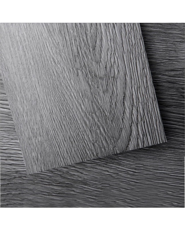 Photo 1 of Art3d Peel and Stick Floor Tile Vinyl Wood Plank 36-Pack 54 Sq.Ft, Deep Gray, Rigid Surface Hard Core Easy DIY Self-Adhesive Flooring