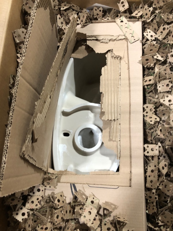 Photo 2 of ** open box for verification ***American Standard 3708216.020 H2Option Round Front Toilet Bowl, White