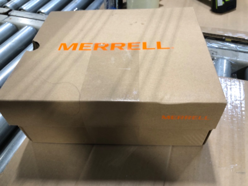 Photo 2 of Merrell Chameleon 7 Access MID WTRPF Hiking Boot, Gunsmoke/Orange, 5 US Unisex Big Kid