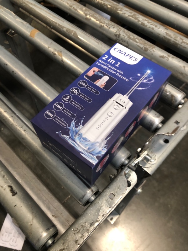 Photo 1 of Water Flossers for Teeth - Mini Cordless Portable Oral irrigator Dental with Telescopic Water Tank Rechargeable Water Teeth Cleaner Pick 5 Modes & 7 Jet Tips Home & Travel Water Dental Floss